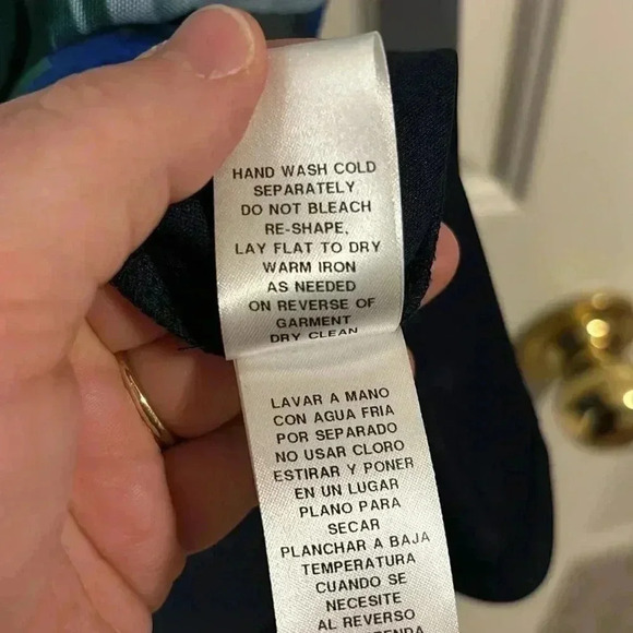 London Times Twist Keyhole Midi Dress - Picture 11 of 12